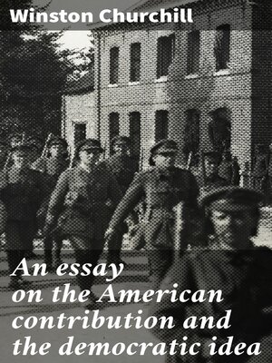 cover image of An essay on the American contribution and the democratic idea